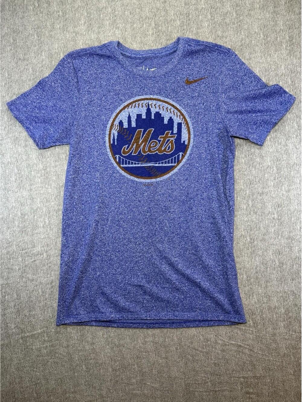 Nike New York Mets Unisex T-Shirt-Small/Blue/Baseball/MLB